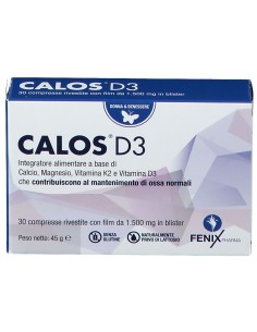Calcio e vitamina D3 per ossa sane - Integratore